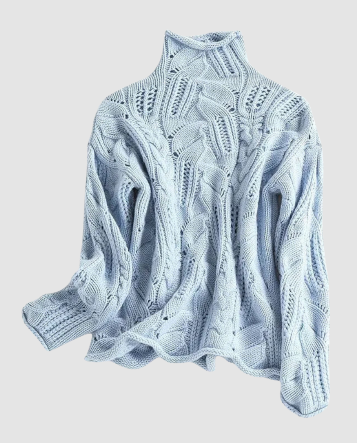 Stalluxe | Weicher Kaschmirpullover Damen Blau