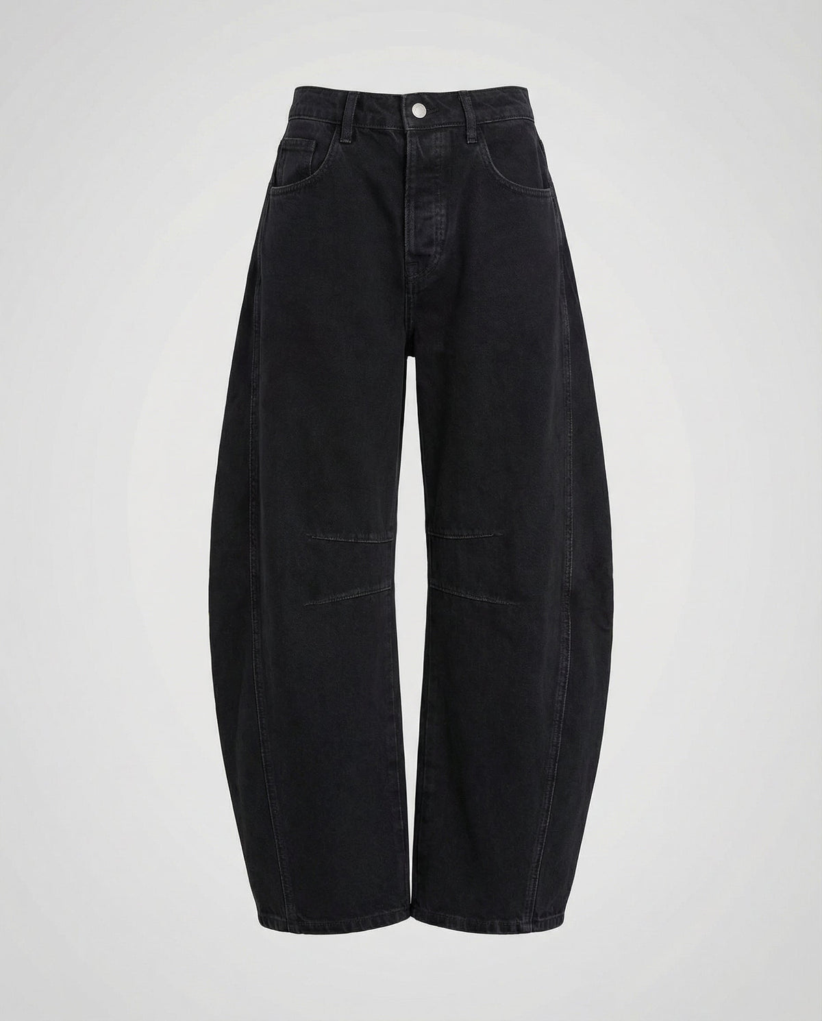 Stalluxe | Bequeme Wide Leg Jeans Damen Schwarz