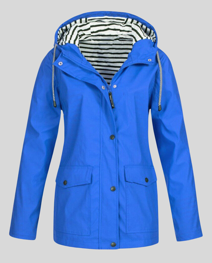 Stalluxe | Allwetter Damen Jacke Wasserdicht Blau