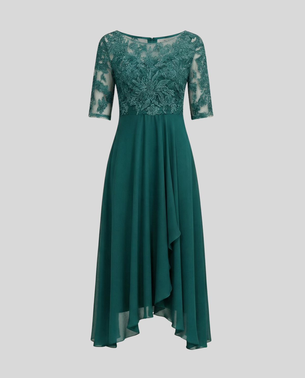 Stalluxe | Luftiges Elegantes Midi Kleid Türkis
