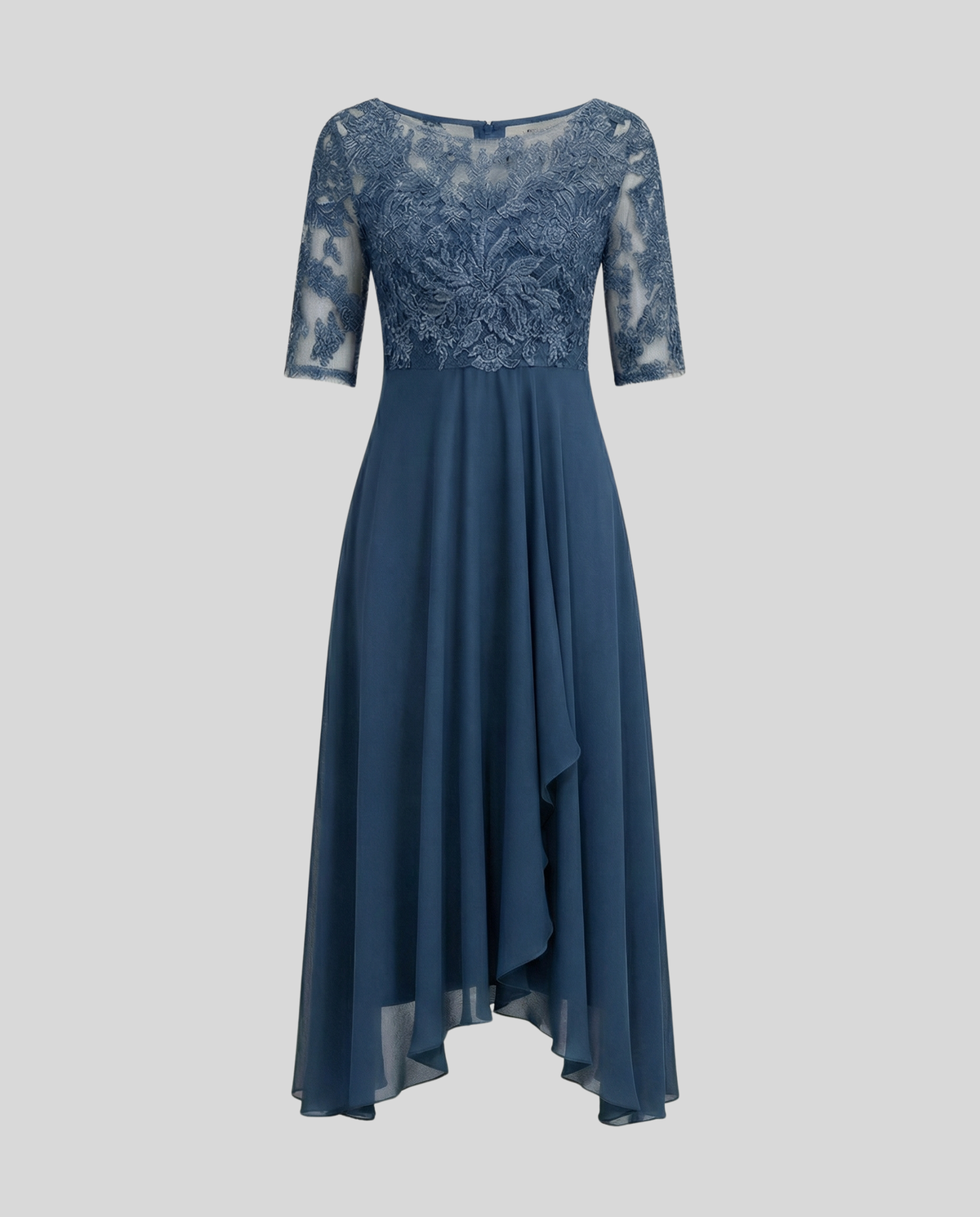 Stalluxe | Luftiges Elegantes Midi Kleid Blau