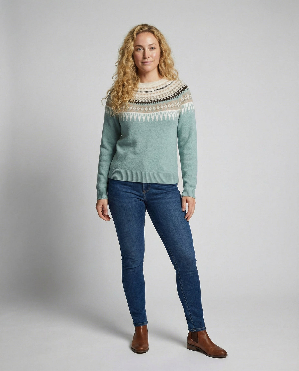 Stalluxe | Boho Strickpullover Damen Warm