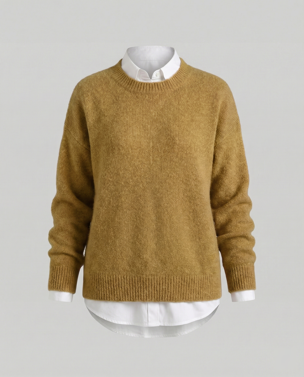 Stalluxe | Luxuriöser Kaschmir Pullover Damen Khaki