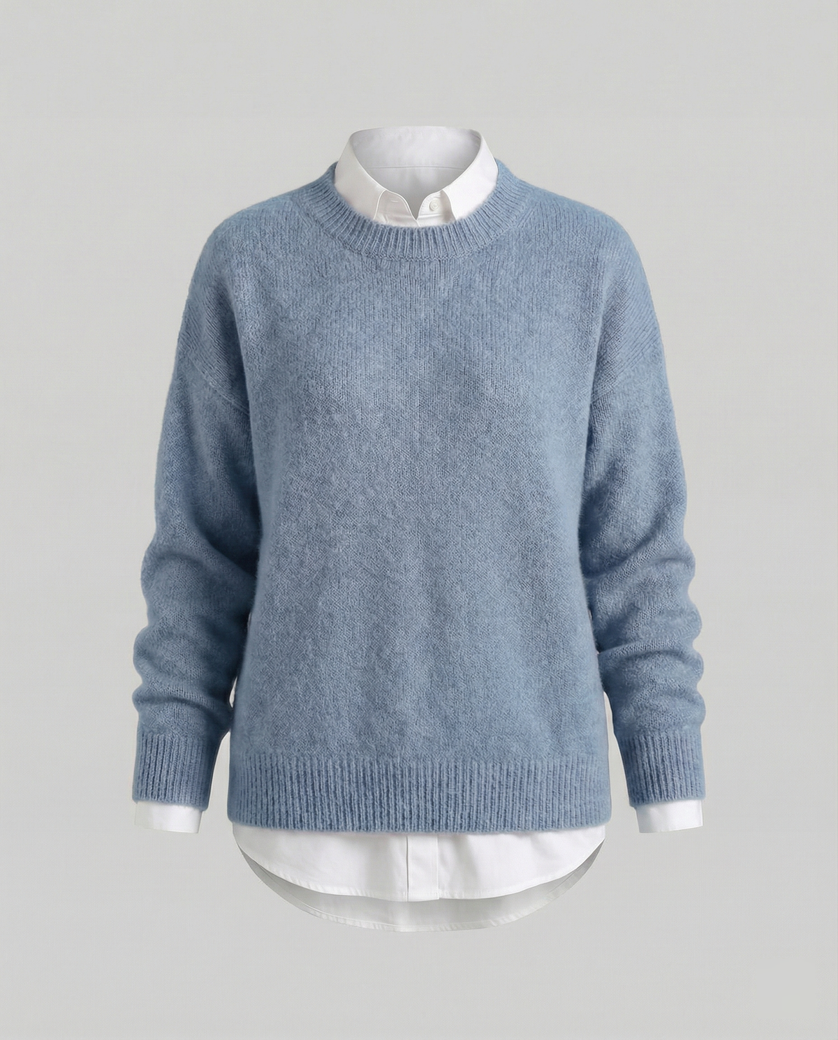Stalluxe | Luxuriöser Kaschmir Pullover Damen Blau