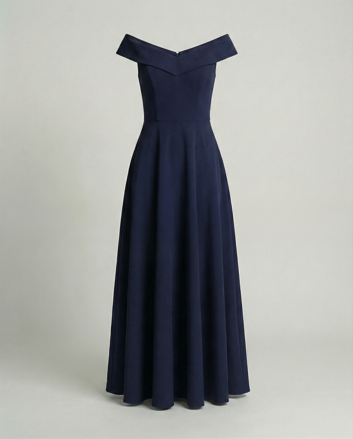 Stalluxe | Elegantes Off-Shoulder Abendkleid Blau