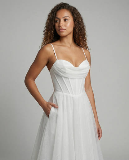 Stalluxe | Glitzer Ballkleid Damen