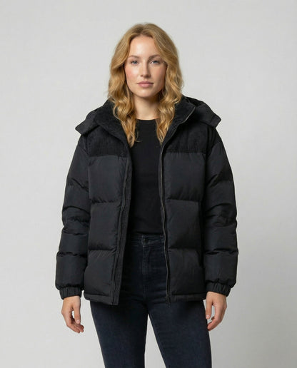 Stalluxe | Warme Isolierte Pufferjacke Damen Schwarz