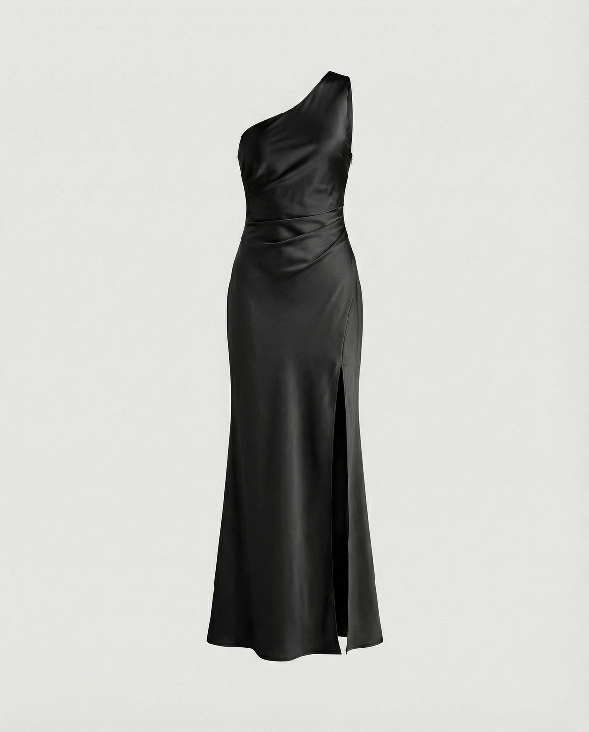 Stalluxe | Elegantes Satin Abendkleid Damen Schwarz