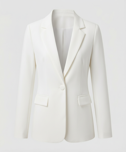 Eleganter Business Blazer Damen Weiß