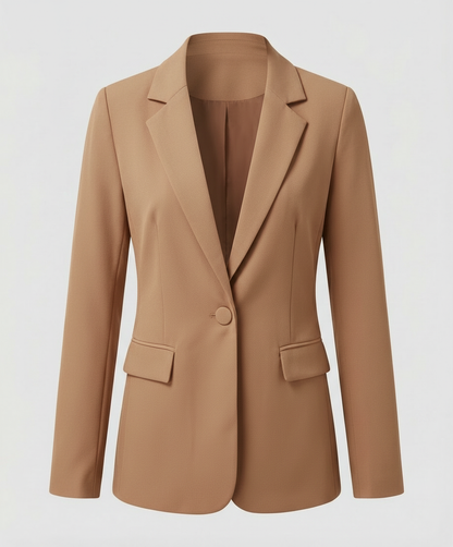 Eleganter Business Blazer Damen Khaki