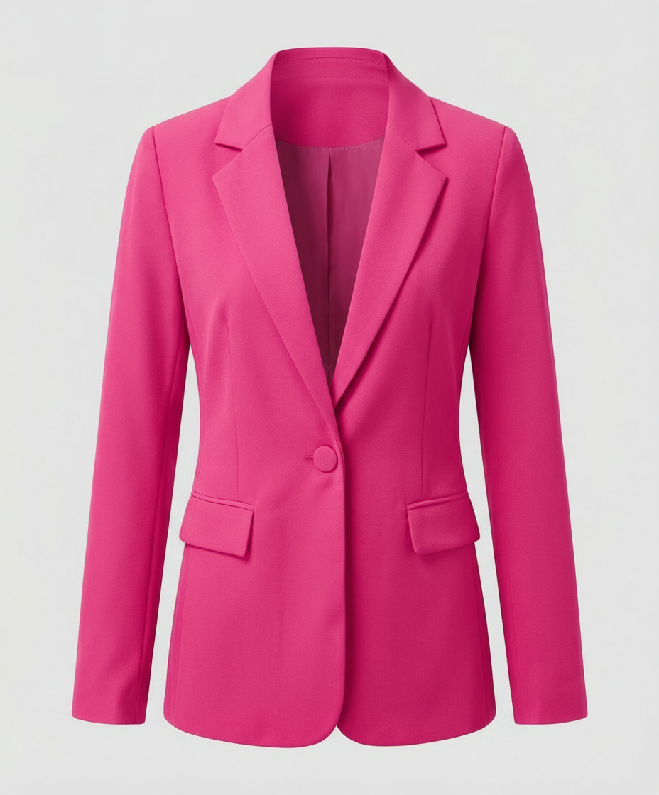 Eleganter Business Blazer Damen Rosa