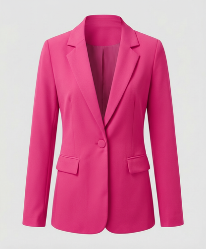 Eleganter Business Blazer Damen Rosa