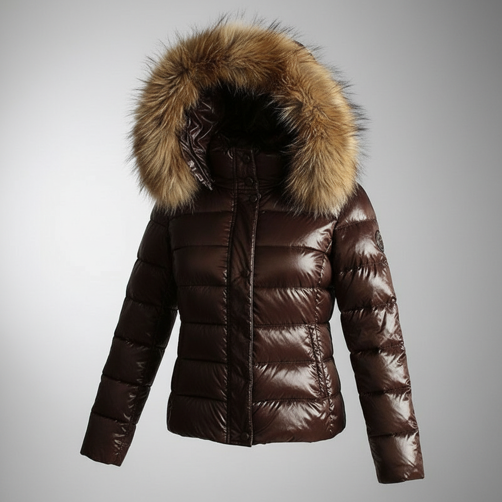 Stalluxe | Damen Steppjacke Kunstfellkragen