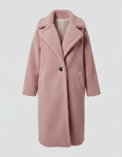Stalluxe | Kuschelige Teddyjacke Damen Rosa