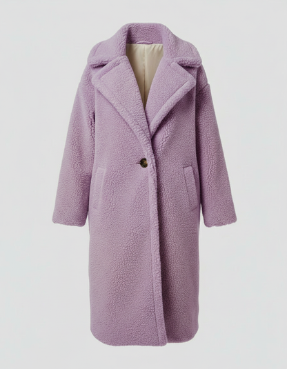 Stalluxe | Kuschelige Teddyjacke Damen Lila