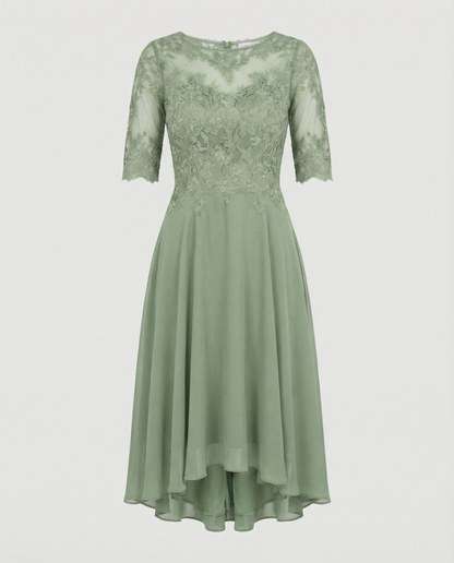 Stalluxe | Elegantes Festliches Maxikleid Grün
