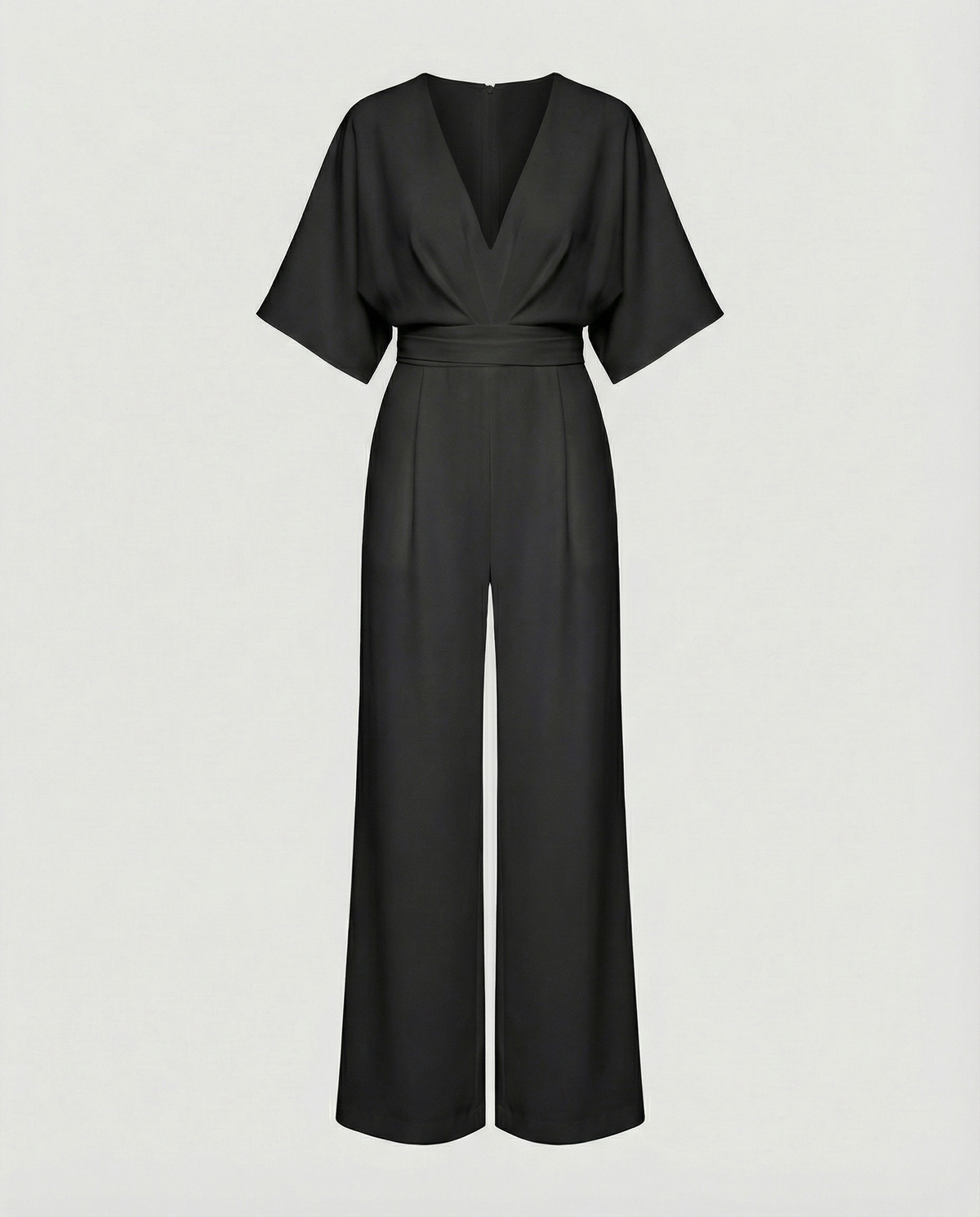 Stalluxe | Lässiger Weitbein Overall Damen Schwarz
