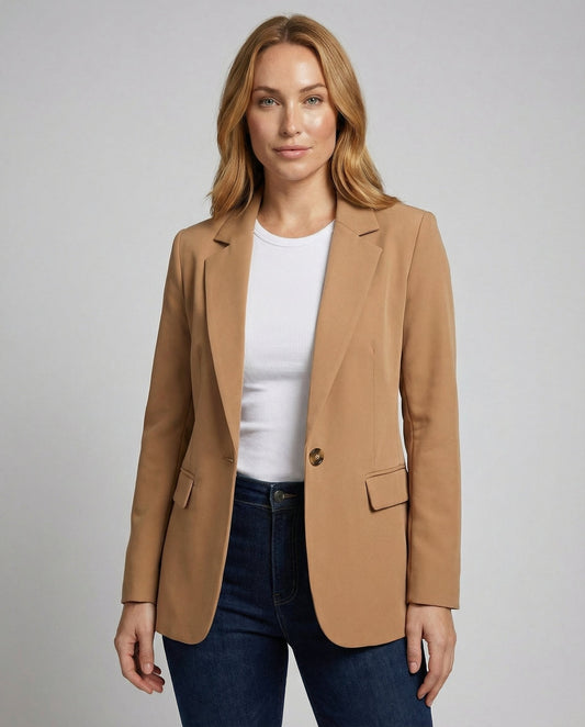 Eleganter Damen Blazer Khaki