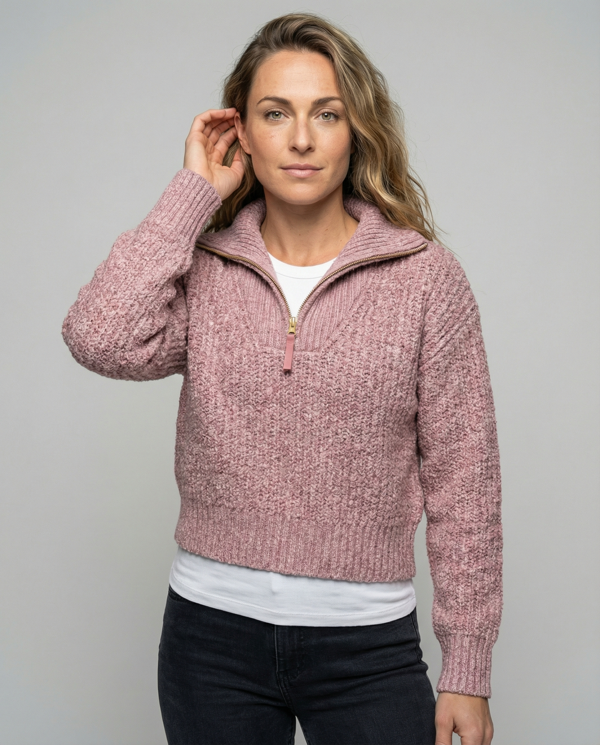 Stalluxe | Damen Reißverschluss-Pullover