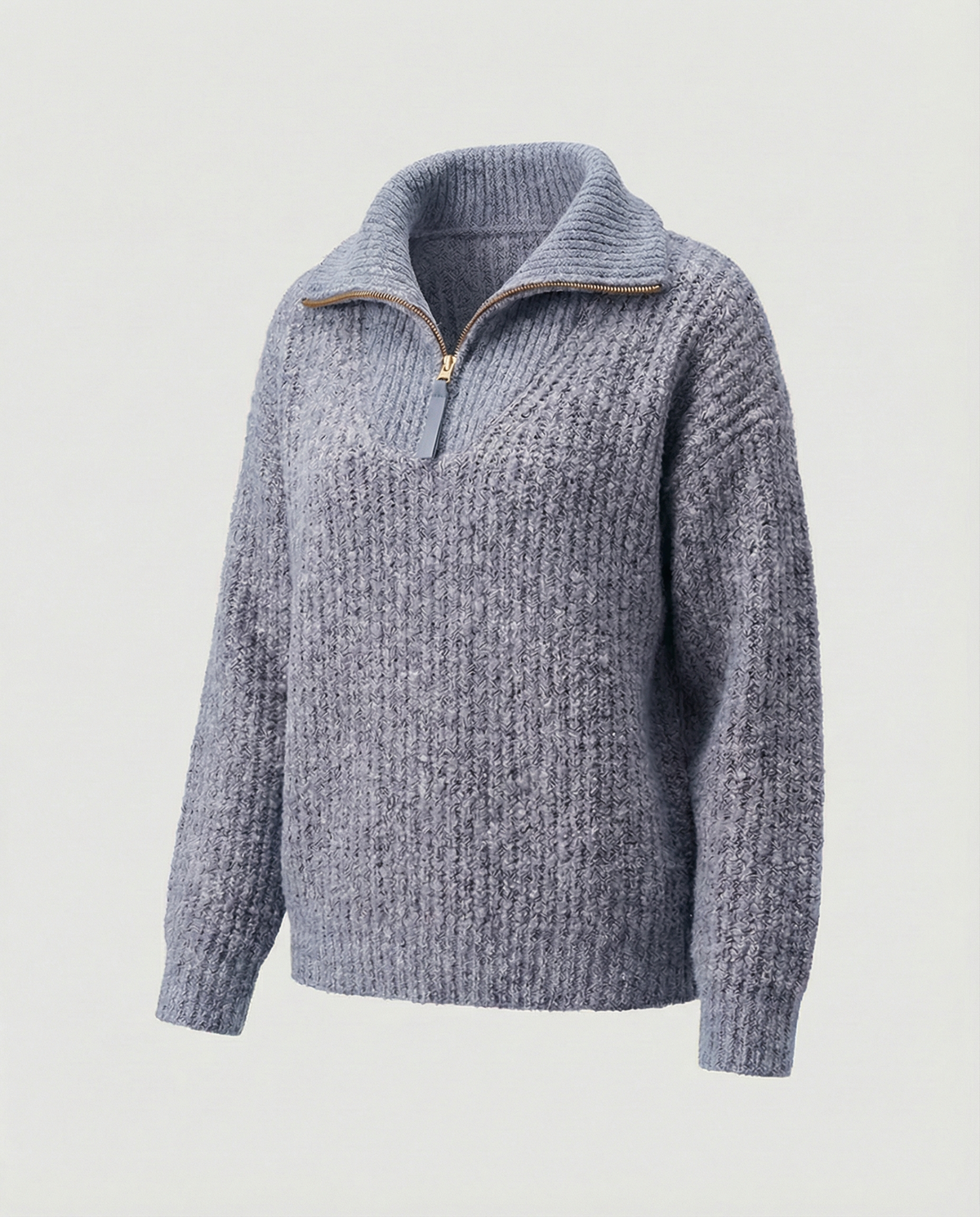 Stalluxe | Damen Reißverschluss-Pullover Blau