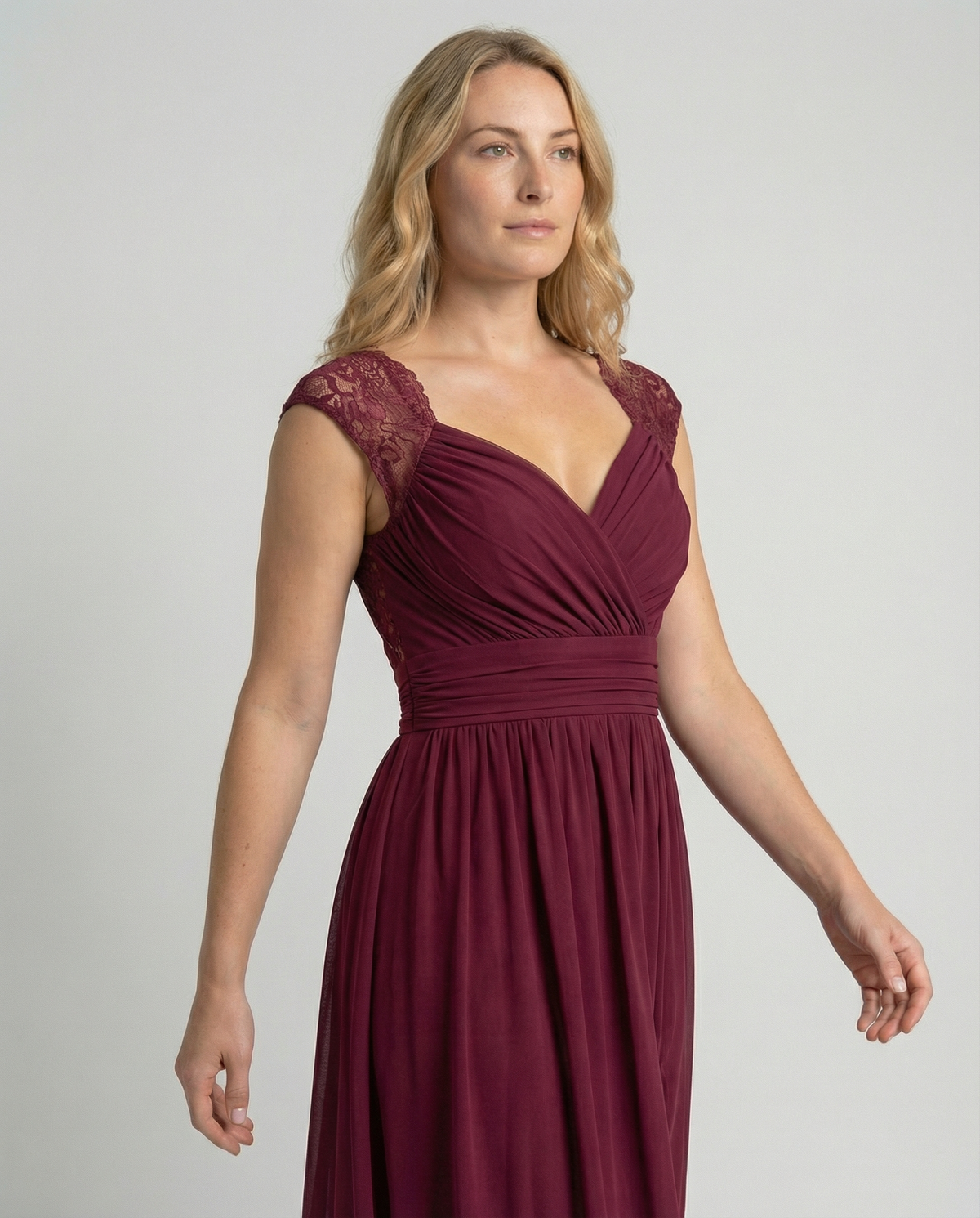 Stalluxe | Abendkleid Damen V-Ausschnitt