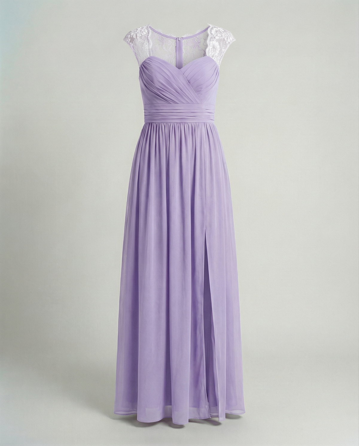 Stalluxe | Abendkleid Damen V-Ausschnitt Violett