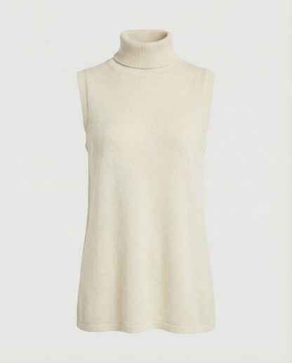 Stalluxe | Eleganter Damen Rollkragenpullover Weiß