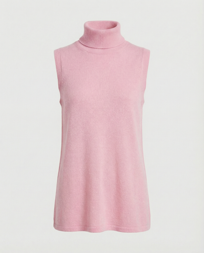 Stalluxe | Eleganter Damen Rollkragenpullover Rosa