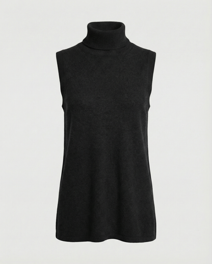 Stalluxe | Eleganter Damen Rollkragenpullover Schwarz