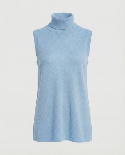 Stalluxe | Eleganter Damen Rollkragenpullover Blau