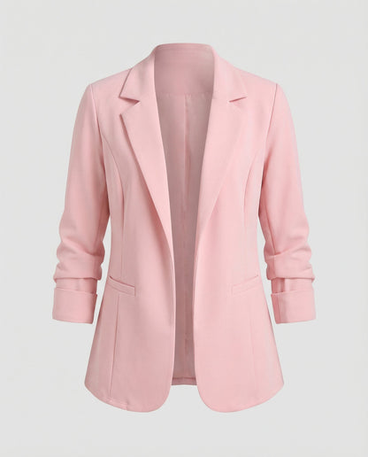 Eleganter Damen Blazer Tailliert Pink
