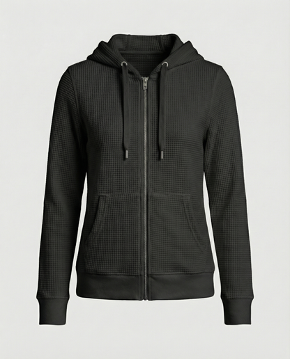 Stalluxe | Karierte Damen Freizeitjacke Schwarz