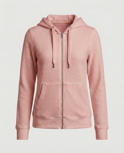 Stalluxe | Karierte Damen Freizeitjacke Rosa