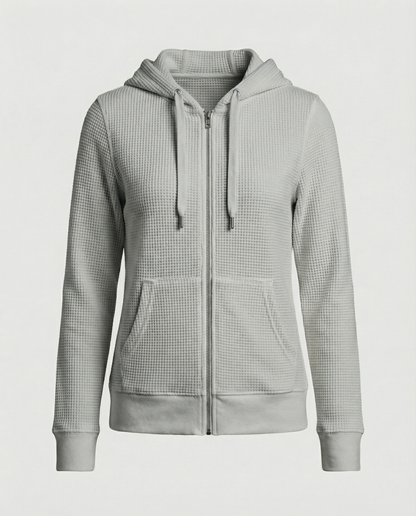 Stalluxe | Karierte Damen Freizeitjacke Grau