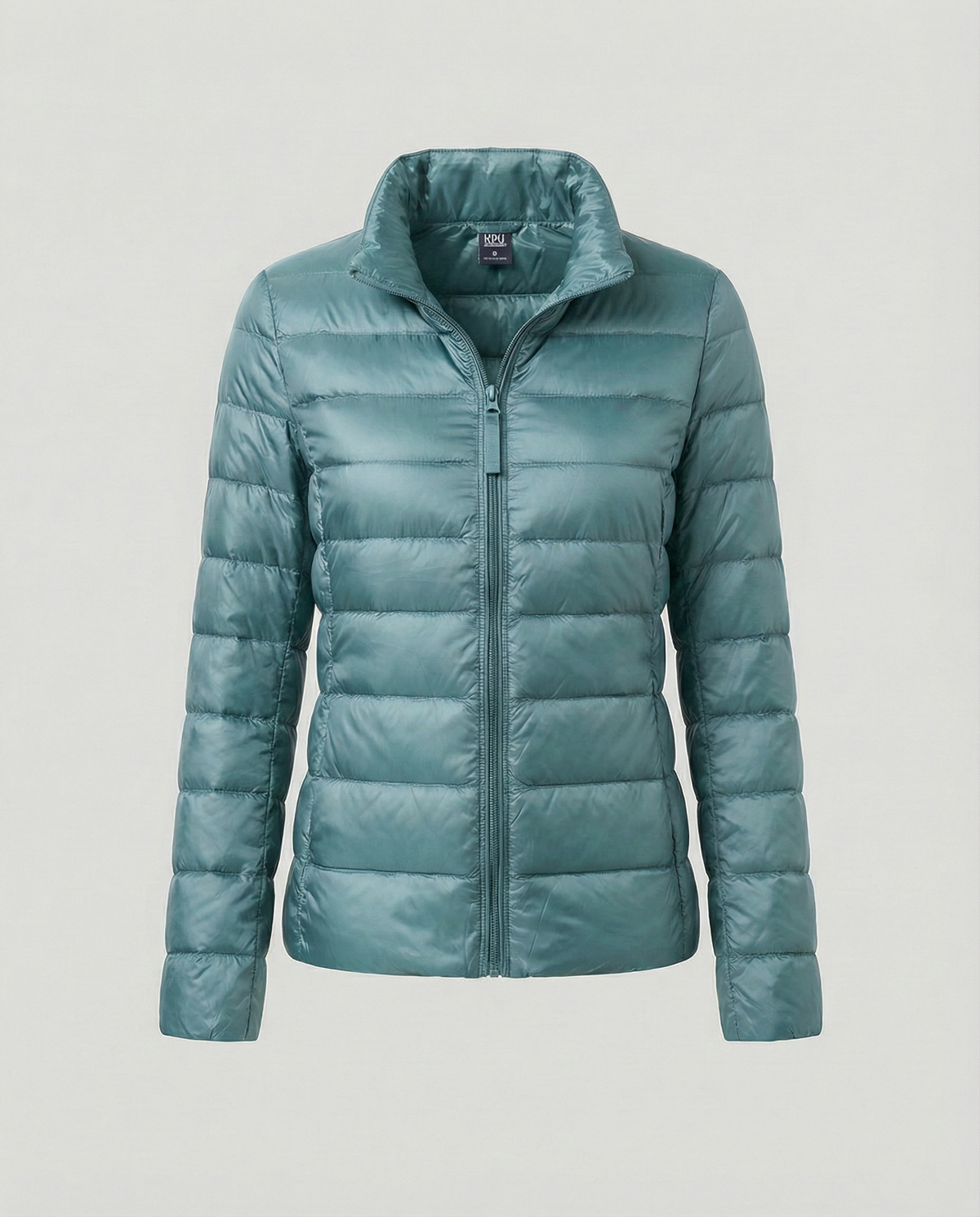 Stalluxe | Ultraleichte Daunenjacke Damen Puderblauer Ständer