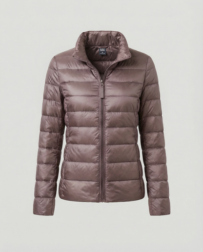 Stalluxe | Ultraleichte Daunenjacke Damen Khaki Ständer