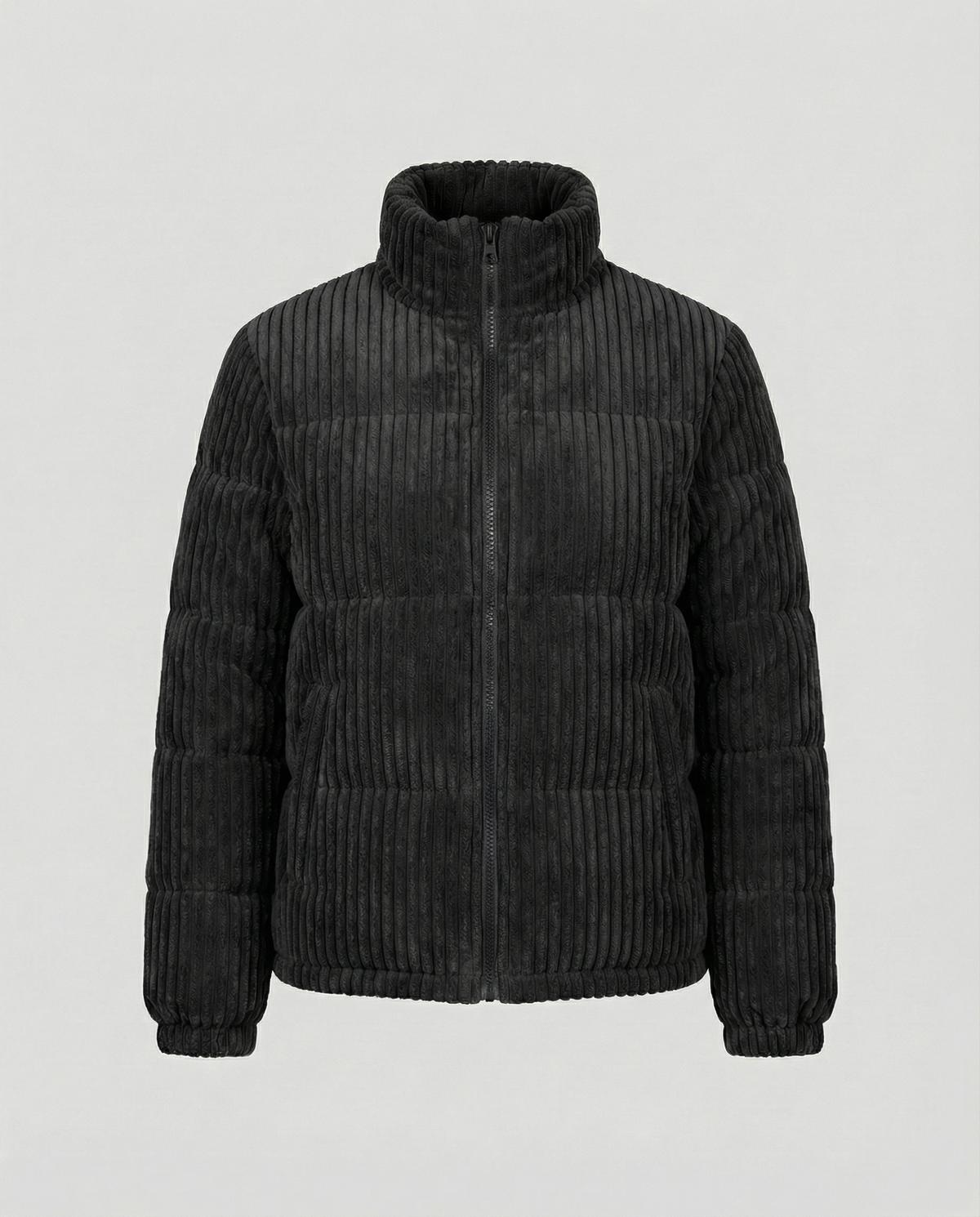 Stalluxe | Weiche Warme Cordjacke Schwarz