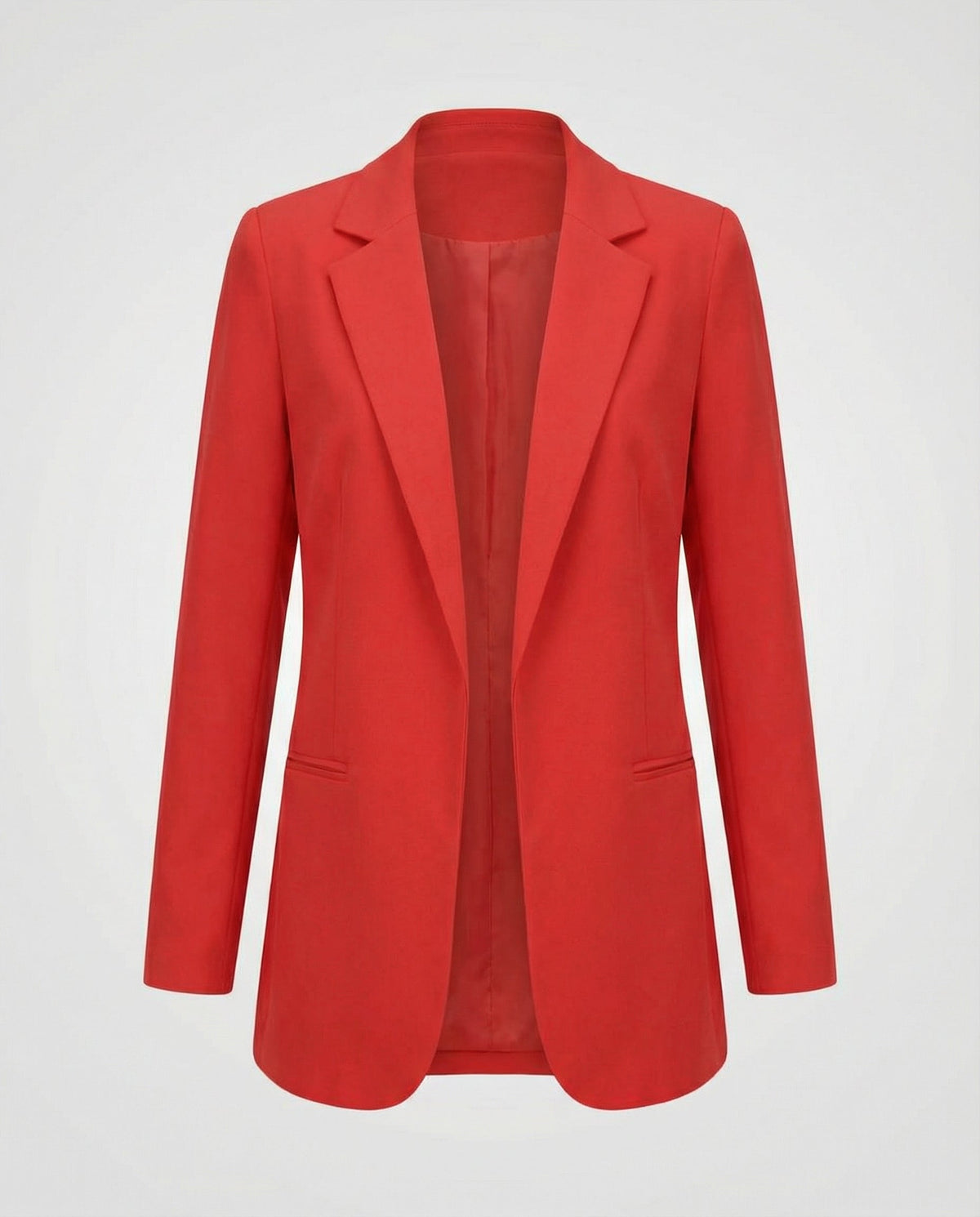 Damen Slim-Fit Blazer Rot