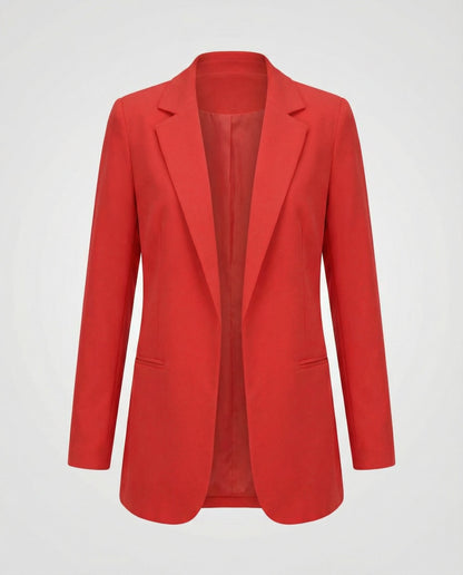Damen Slim-Fit Blazer Rot