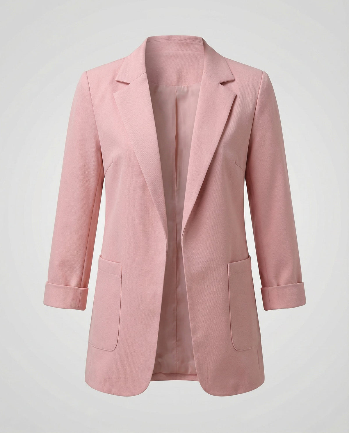 Damen Slim-Fit Blazer Rosa