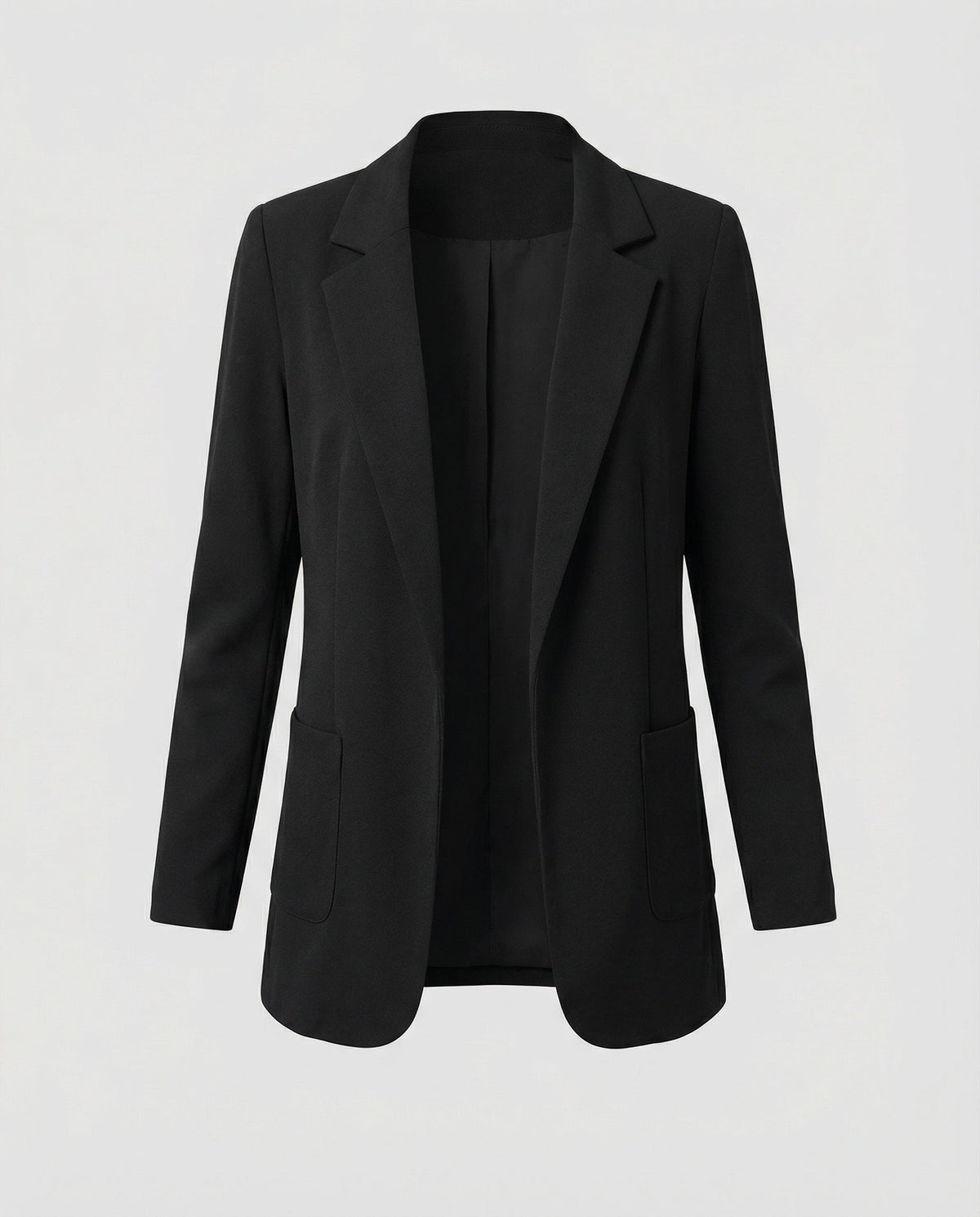 Damen Slim-Fit Blazer Schwarz