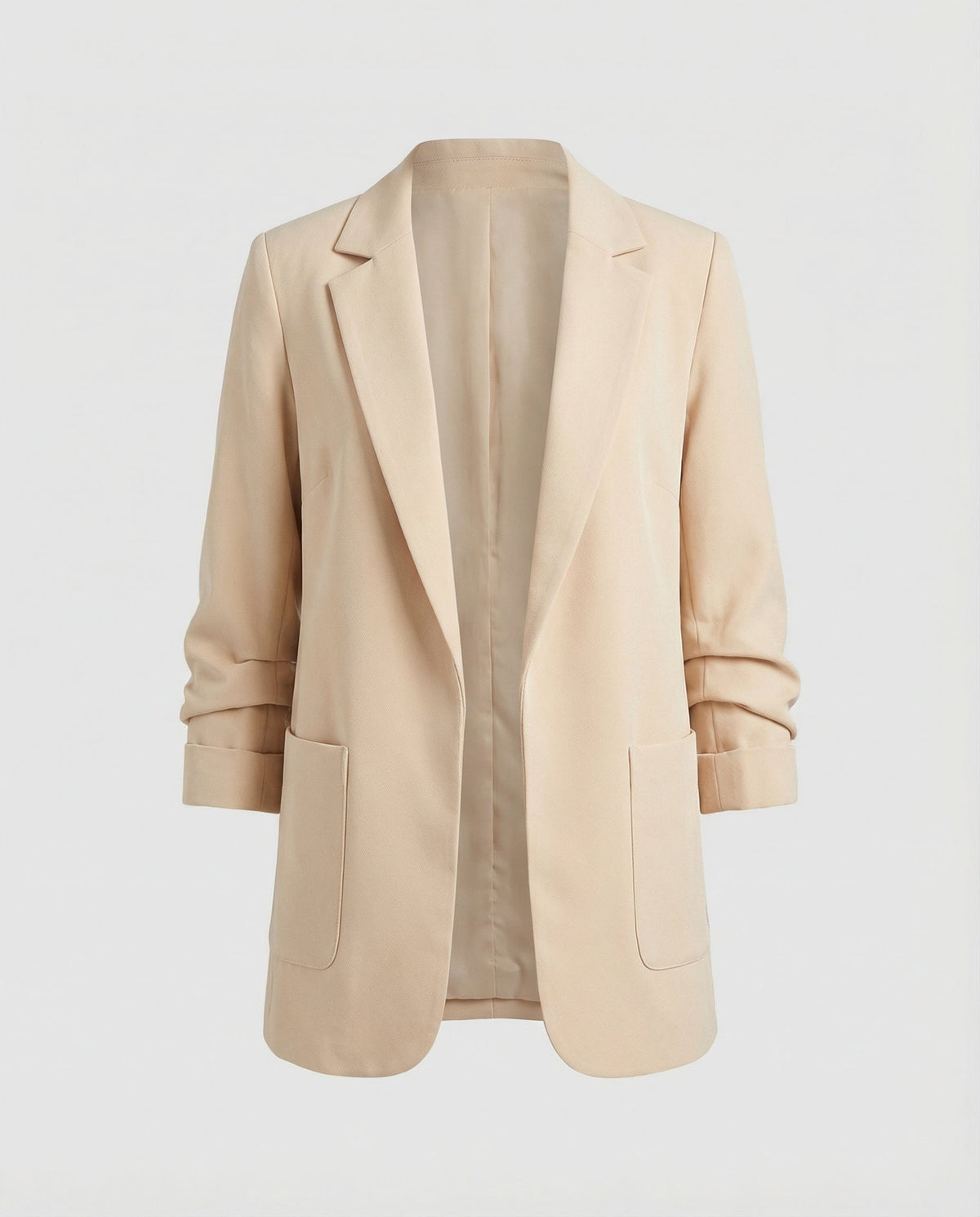 Damen Slim-Fit Blazer Khaki