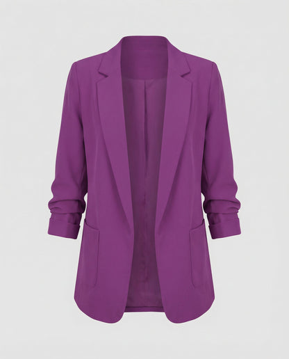 Damen Slim-Fit Blazer Lila
