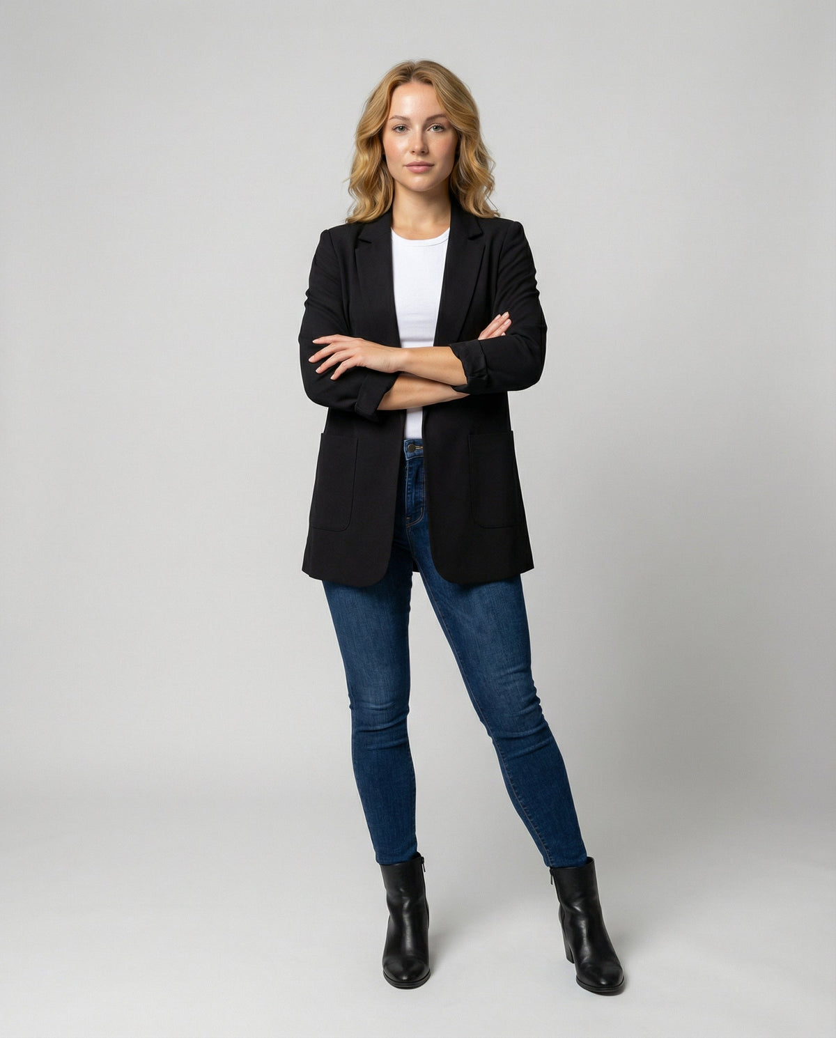 Figurbetonter Eleganter Damenblazer