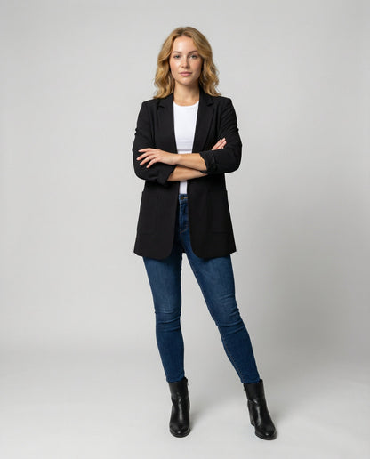 Figurbetonter Eleganter Damenblazer