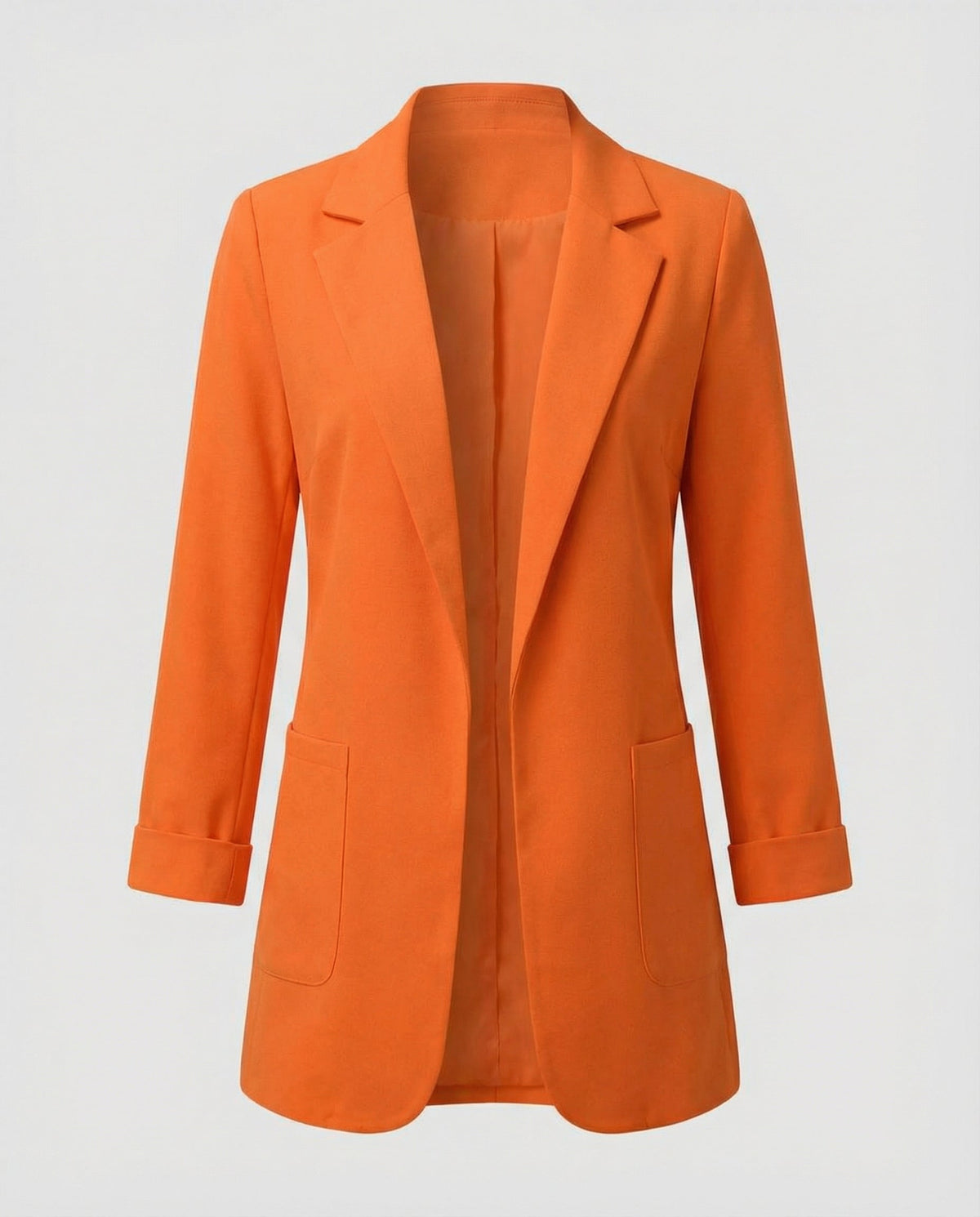 Damen Slim-Fit Blazer Orange