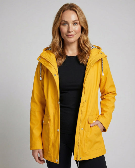 Stalluxe | Allwetter Damen Jacke Wasserdicht Gelb