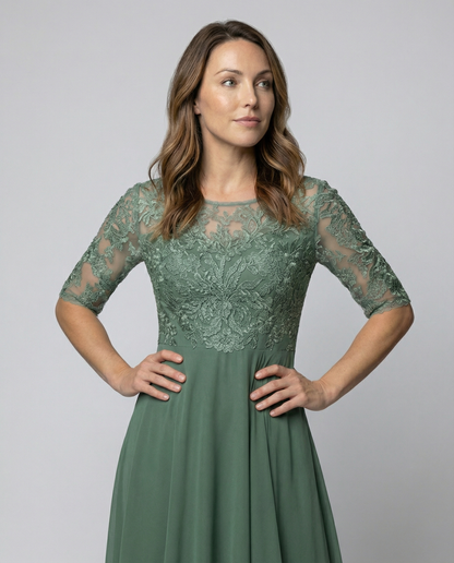 Stalluxe | Luftiges Elegantes Midi Kleid